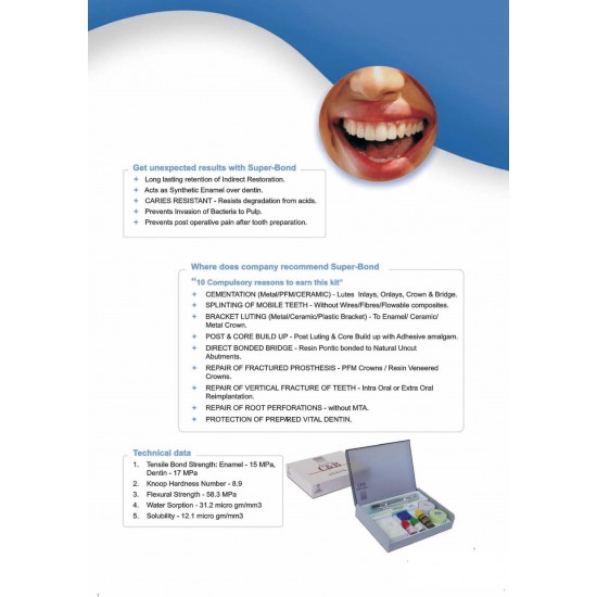 Buy Super Bond C and B Trial Kit Sun Medical Online at Lowest